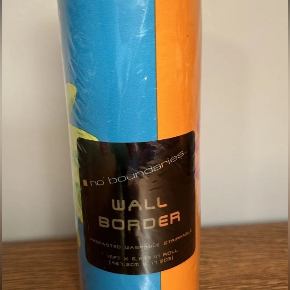 Vintage No Boundaries Crazy Daisy Wall Border Discontinued